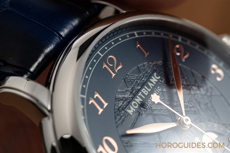 MONTBLANC - 冰川紋藍面，暮色下的白朗峰頂印象｜Montblanc明星傳承系列限量新作