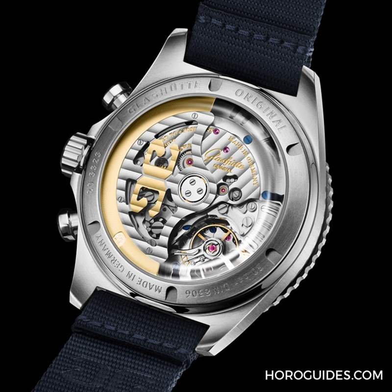 GLASHüTTE ORIGINAL - 藍面、藍陶瓷圈打頭陣！ Glashütte Original SeaQ系列首次搭載計時功能