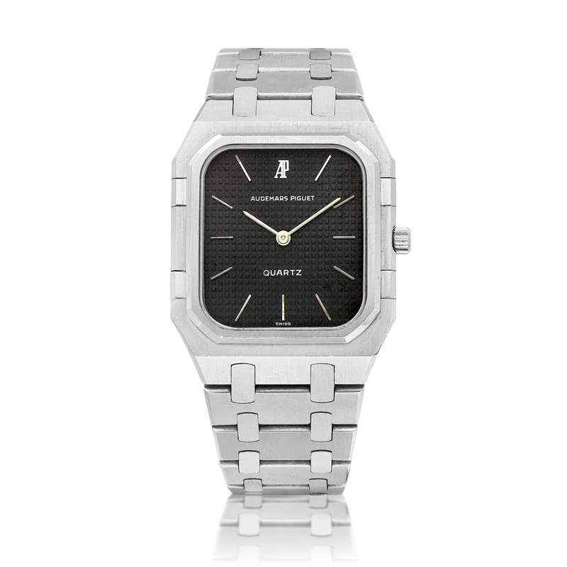 Royal Oak Rectangular Quartz 6005手表(Source:sothebys) AP皇家橡樹手表竟有不同形狀長方形表殼太奇特生產(chǎn)10年遭叫停-復刻表