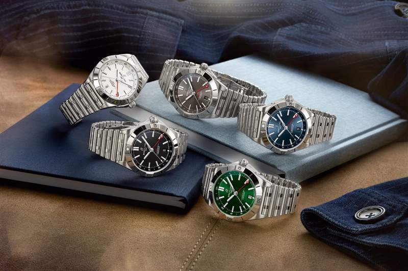 CHRONOMAT AUTOMATIC GMT 40機(jī)械計(jì)時(shí)自動(dòng)腕錶GMT 40（圖片來源：Breitling）
