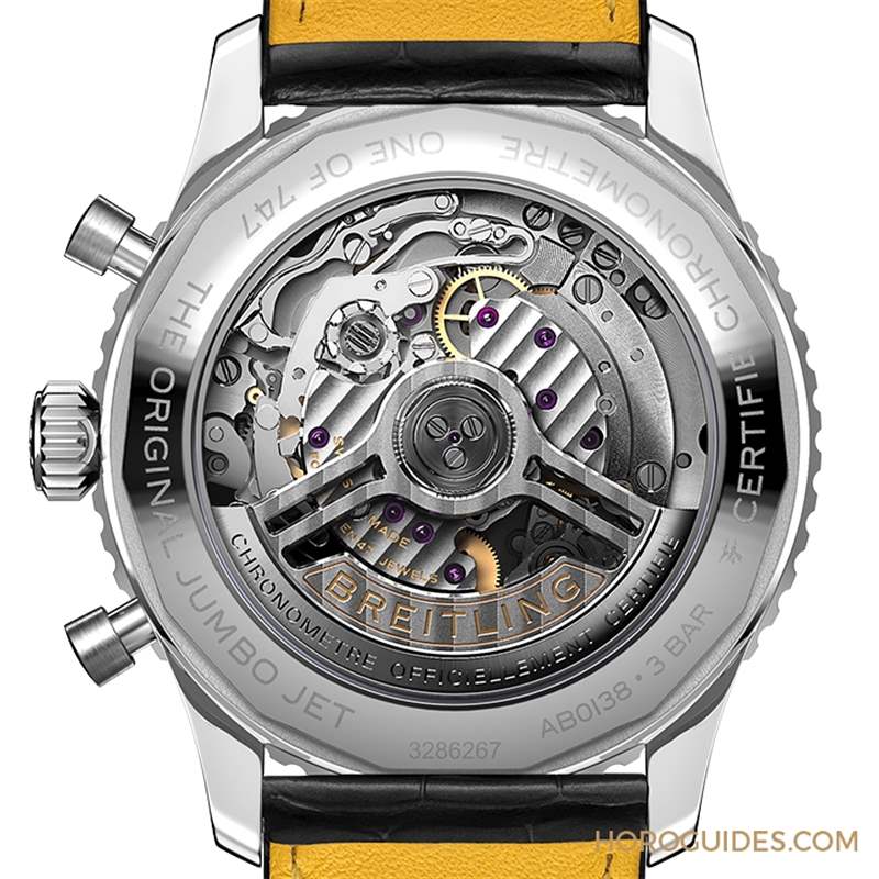 BREITLING - 頌揚(yáng)原始巨無霸噴射機(jī)，BREITLING Navitimer B01「波音747限量版」
