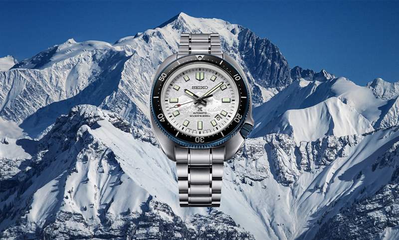 SEIKO Prospex植村直己特別版SLA069，獨特白朗峰面盤紀念冒險人生