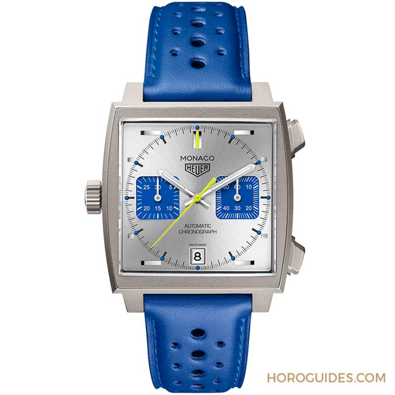 TAG HEUER - 法國賽車藍(lán)來了，TAG Heuer Monaco計(jì)時(shí)碼表限量新色亮相