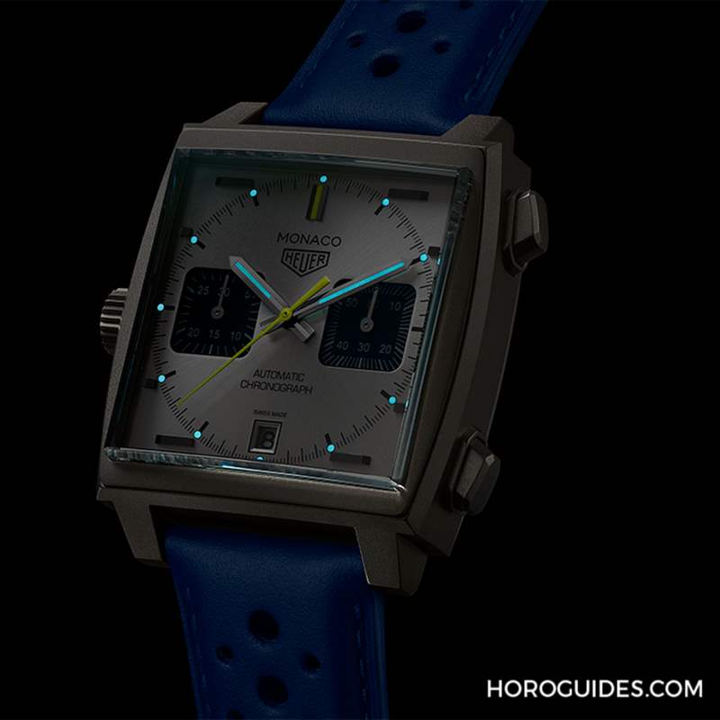 TAG HEUER - 法國賽車藍(lán)來了，TAG Heuer Monaco計(jì)時(shí)碼表限量新色亮相