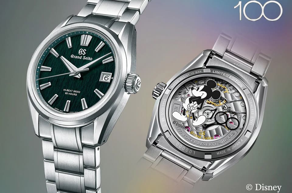 GRAND SEIKO推出迪士尼100周年紀念表限量數、發售方式、價格總整理-復刻表