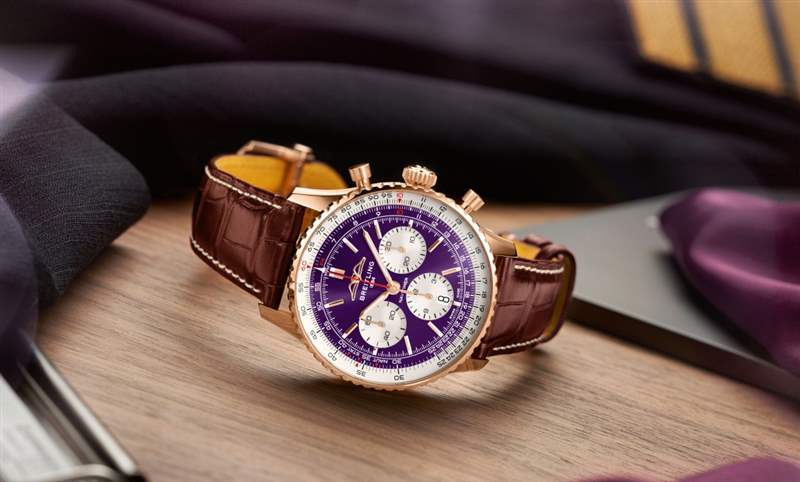 BREITLING - 大勢(shì)紫色貴氣外露 百年靈Navitimer B01臺(tái)北101限量表