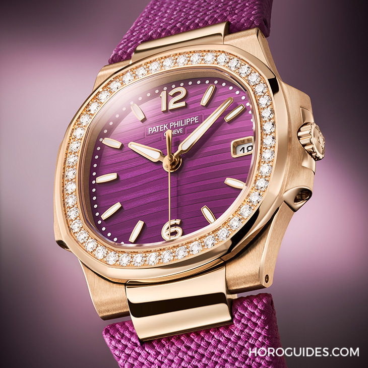 PATEK PHILIPPE - Ladies First！ 百達翡麗最新Aquanaut Luce「彩虹」三問表與Nautilus織紋復合表帶