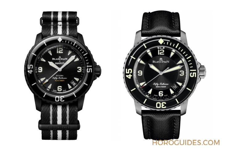 SWATCH - 太驚喜！更貼近五十噚腕表神韻的黑色調Blancpain × Swatch聯名表款「Ocean of Storm」現身