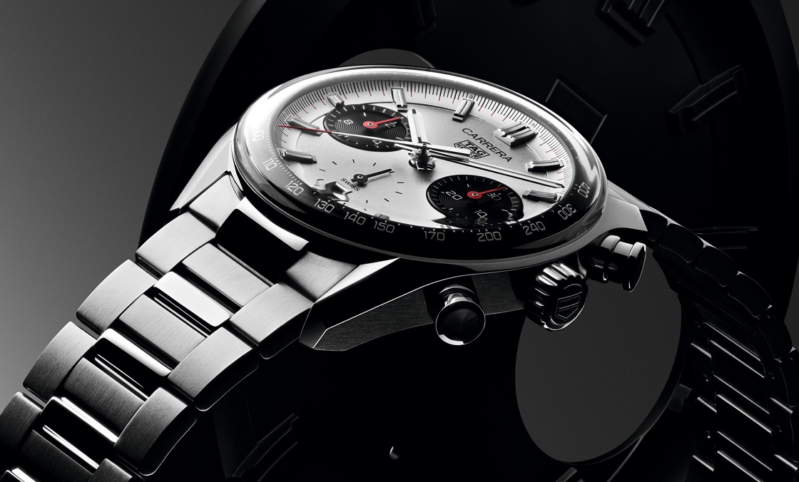 新版Carrera Glassbox設(shè)計(jì)首次搭配精鋼鏈帶｜TAG Heuer W&W 2024新作速覽