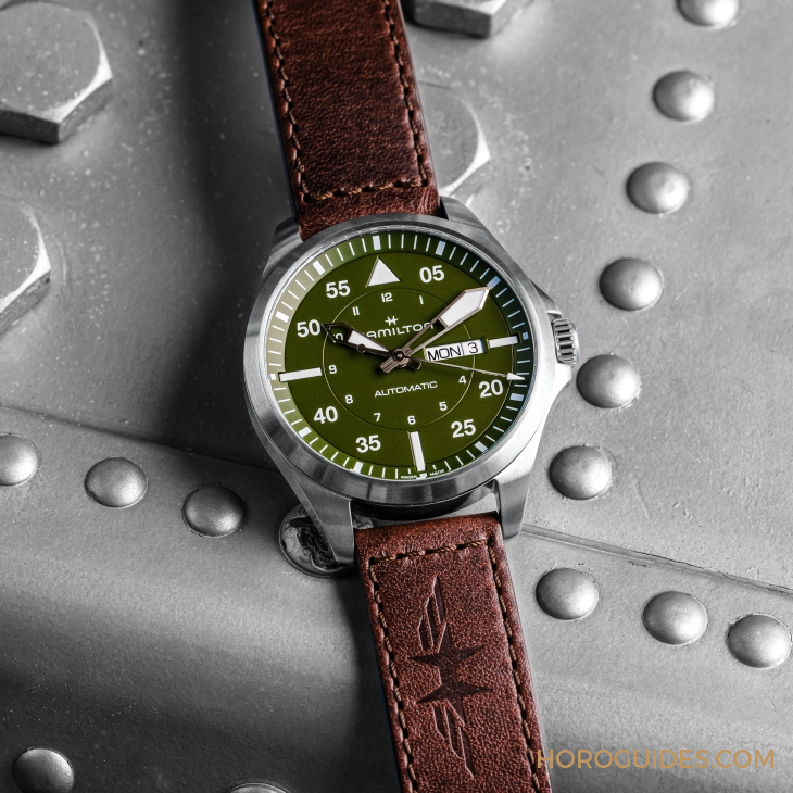 HAMILTON - 設(shè)計微調(diào)、新增尺寸，HAMILTON Khaki Aviation Pilot系列七款新作再現(xiàn)軍風(fēng)