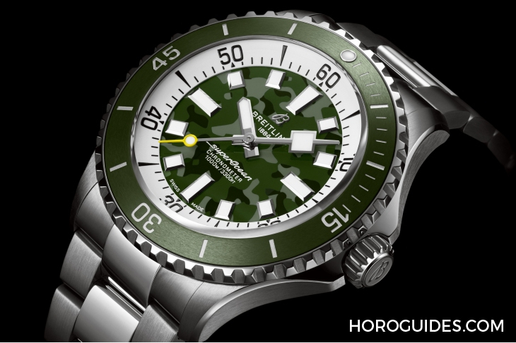 BREITLING - 彩虹時標面、46mm千米深潛新表同步現身|BREITLING Superocean系列新表