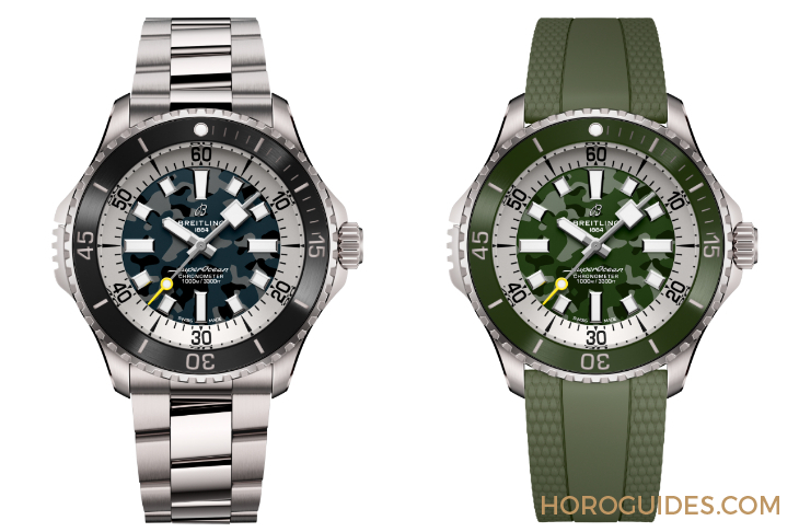 BREITLING - 彩虹時標面、46mm千米深潛新表同步現身|BREITLING Superocean系列新表