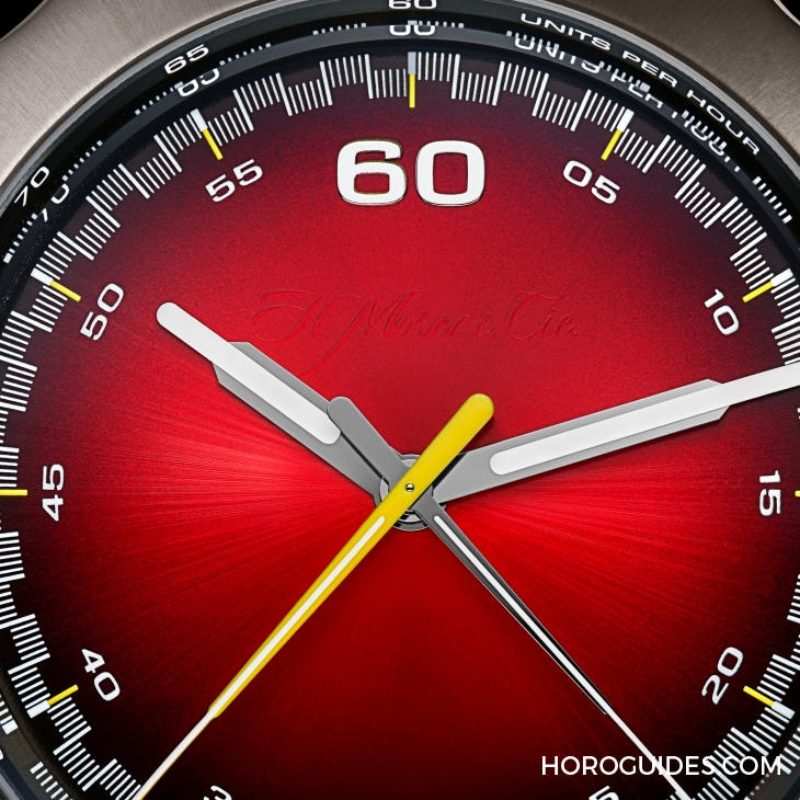 紅黃雙杰,競速新章|H. MOSER & CIE.推出Streamliner自動飛返計時秒表Alpine限量版-復刻表