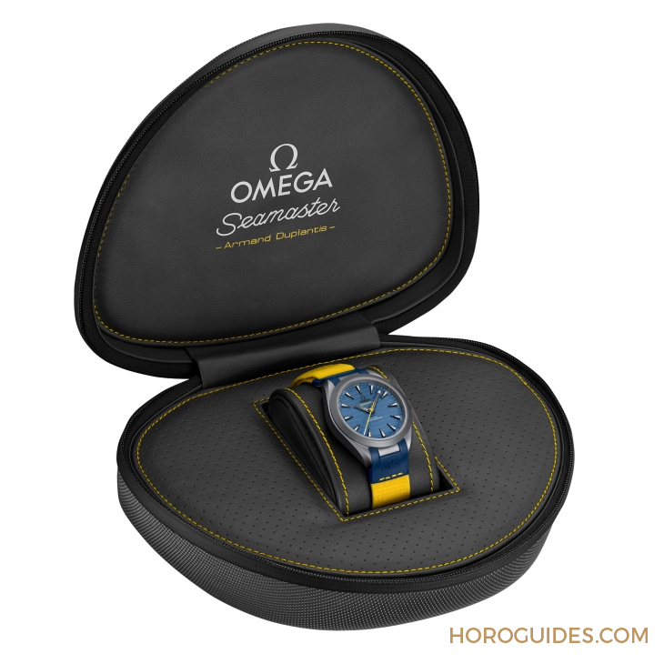 OMEGA - SEAMASTER - 220.92.41.21.03.002 - 超輕鈦金！ OMEGA為奧運金牌得主Armand Duplantis推出新款Seamaster Aqua Terra Ultra Light
