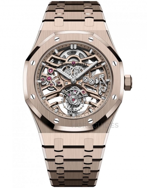 AUDEMARS PIGUET - ROYAL OAK - 26735ST. OO.1320ST.02 - 不銹鋼 VS 沙金你更愛(ài)哪一種？ AP愛(ài)彼Royal Oak自動(dòng)上鏈飛行陀飛輪鏤空腕表Ref.26735